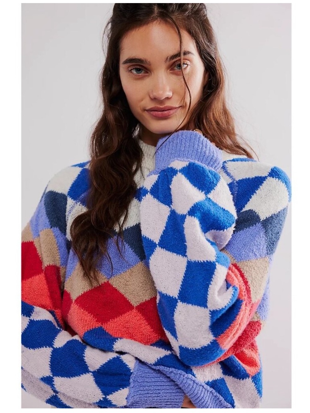 Free People Riley Pattern Pullover Sweater - Picture 4 of 13